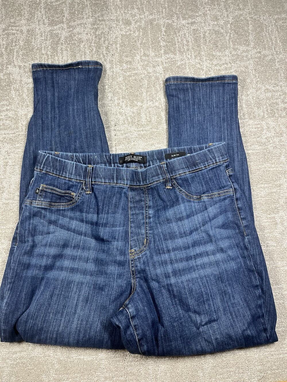 Judy Blue Slim Fit Elastic Pull On Jean Pant Women Size 16W